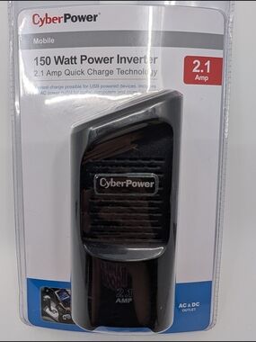 150W Black Mobile Power Inverter with 2.1A USB